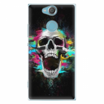 Plastové pouzdro iSaprio - Skull in Colors - Sony Xperia XA2