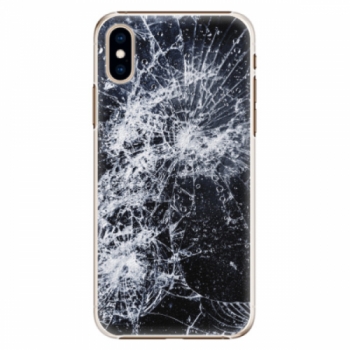 Plastové pouzdro iSaprio - Cracked - iPhone XS