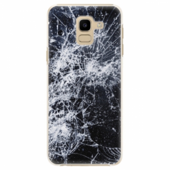 Plastové pouzdro iSaprio - Cracked - Samsung Galaxy J6