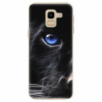 Plastové pouzdro iSaprio - Black Puma - Samsung Galaxy J6