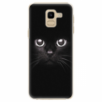 Plastové pouzdro iSaprio - Black Cat - Samsung Galaxy J6