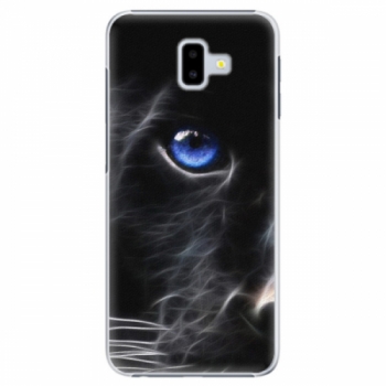 Plastové pouzdro iSaprio - Black Puma - Samsung Galaxy J6+