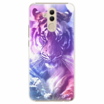 Plastové pouzdro iSaprio - Purple Tiger - Huawei Mate 20 Lite