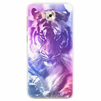 Plastové pouzdro iSaprio - Purple Tiger - Asus ZenFone 4 Selfie ZD553KL