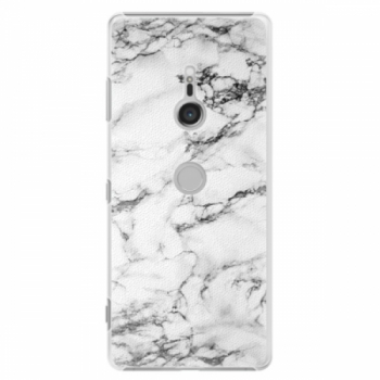 Plastové pouzdro iSaprio - White Marble 01 - Sony Xperia XZ3
