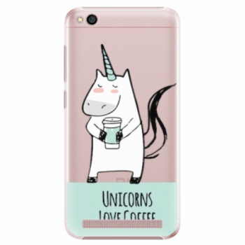 Plastové pouzdro iSaprio - Unicorns Love Coffee - Xiaomi Redmi 5A
