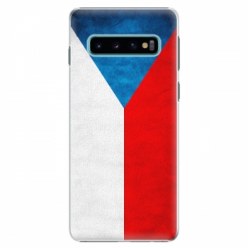 Plastové pouzdro iSaprio - Czech Flag - Samsung Galaxy S10