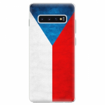 Plastové pouzdro iSaprio - Czech Flag - Samsung Galaxy S10+