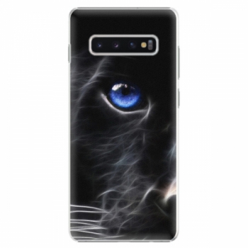 Plastové pouzdro iSaprio - Black Puma - Samsung Galaxy S10+