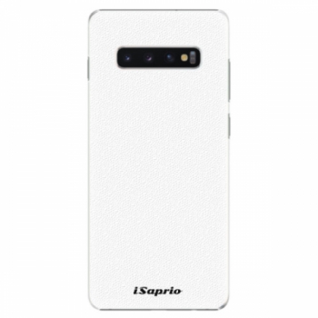 Plastové pouzdro iSaprio - 4Pure - bílý - Samsung Galaxy S10+