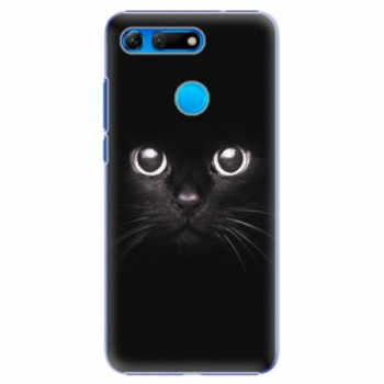 Plastové pouzdro iSaprio - Black Cat - Huawei Honor View 20