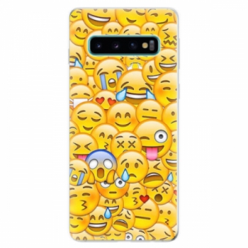 Odolné silikonové pouzdro iSaprio - Emoji - Samsung Galaxy S10