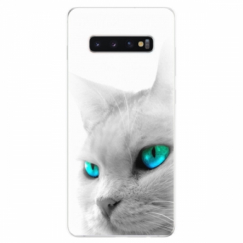 Odolné silikonové pouzdro iSaprio - Cats Eyes - Samsung Galaxy S10+