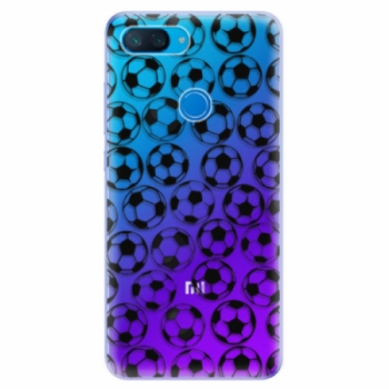 Odolné silikonové pouzdro iSaprio - Football pattern - black - Xiaomi Mi 8 Lite