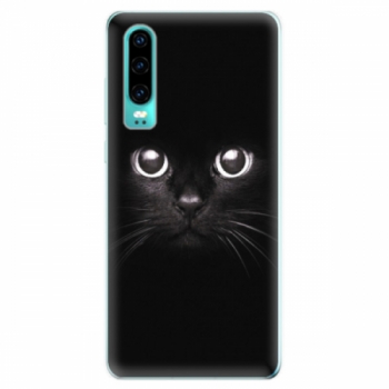 Odolné silikonové pouzdro iSaprio - Black Cat - Huawei P30
