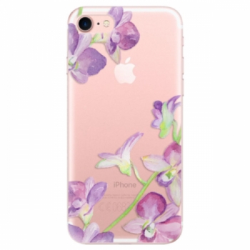 Odolné silikonové pouzdro iSaprio - Purple Orchid - iPhone 7