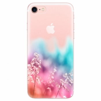 Odolné silikonové pouzdro iSaprio - Rainbow Grass - iPhone 7