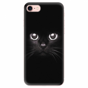 Odolné silikonové pouzdro iSaprio - Black Cat - iPhone 7