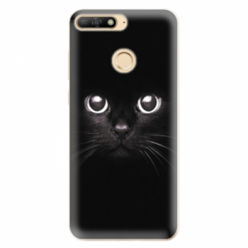 Odolné silikonové pouzdro iSaprio - Black Cat - Huawei Y6 Prime 2018