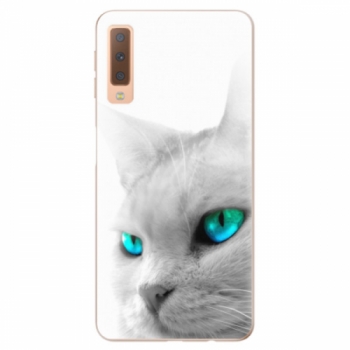 Odolné silikonové pouzdro iSaprio - Cats Eyes - Samsung Galaxy A7 (2018)
