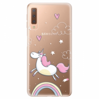 Odolné silikonové pouzdro iSaprio - Unicorn 01 - Samsung Galaxy A7 (2018)