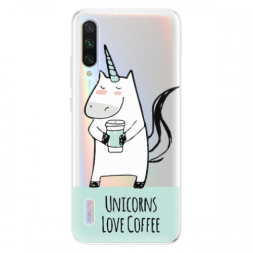 Odolné silikonové pouzdro iSaprio - Unicorns Love Coffee - Xiaomi Mi A3