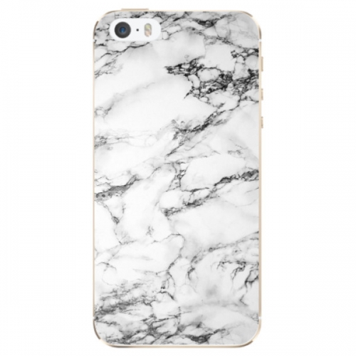Odolné silikonové pouzdro iSaprio - White Marble 01 - iPhone 5/5S/SE