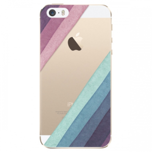 Odolné silikonové pouzdro iSaprio - Glitter Stripes 01 - iPhone 5/5S/SE