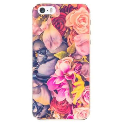 Odolné silikonové pouzdro iSaprio - Beauty Flowers - iPhone 5/5S/SE