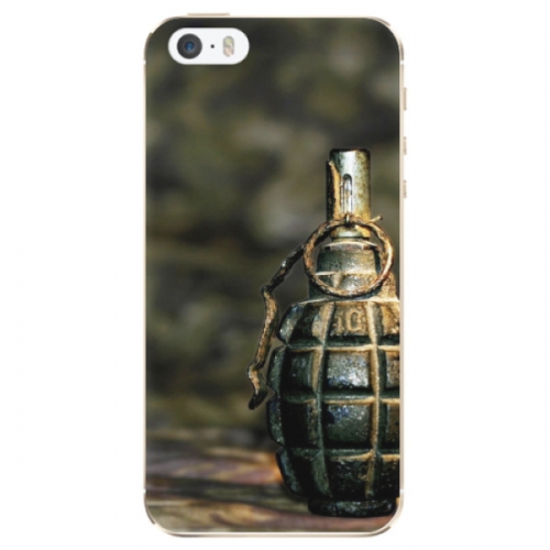 Odolné silikonové pouzdro iSaprio - Grenade - iPhone 5/5S/SE
