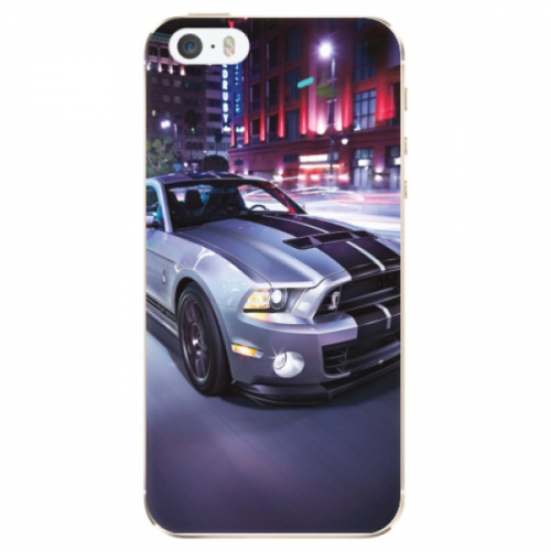 Odolné silikonové pouzdro iSaprio - Mustang - iPhone 5/5S/SE
