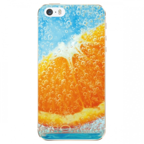 Odolné silikonové pouzdro iSaprio - Orange Water - iPhone 5/5S/SE