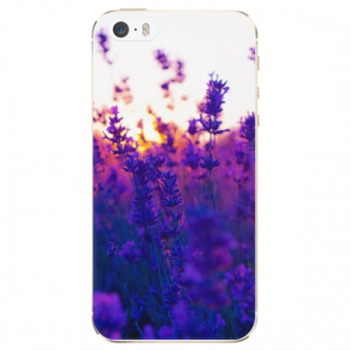Odolné silikonové pouzdro iSaprio - Lavender Field - iPhone 5/5S/SE