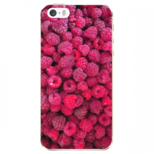 Odolné silikonové pouzdro iSaprio - Raspberry - iPhone 5/5S/SE