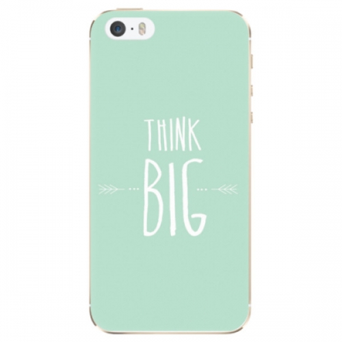 Odolné silikonové pouzdro iSaprio - Think Big - iPhone 5/5S/SE