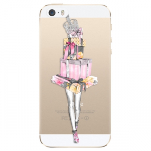 Odolné silikonové pouzdro iSaprio - Queen of Shopping - iPhone 5/5S/SE