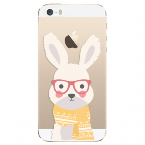Odolné silikonové pouzdro iSaprio - Smart Rabbit - iPhone 5/5S/SE