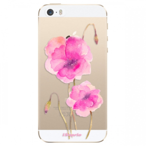 Odolné silikonové pouzdro iSaprio - Poppies 02 - iPhone 5/5S/SE