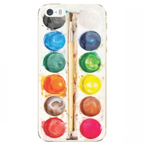 Odolné silikonové pouzdro iSaprio - Watercolors - iPhone 5/5S/SE