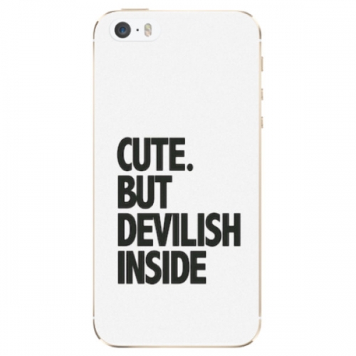 Odolné silikonové pouzdro iSaprio - Devilish inside - iPhone 5/5S/SE