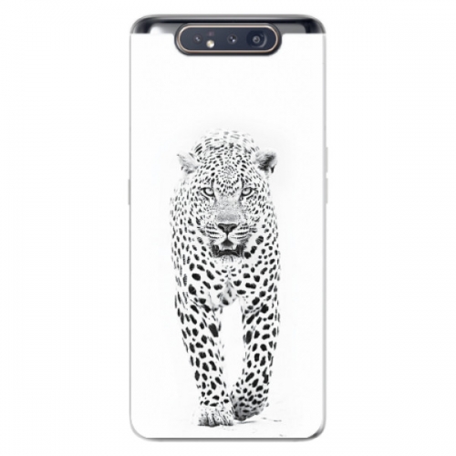 Odolné silikonové pouzdro iSaprio - White Jaguar - Samsung Galaxy A80