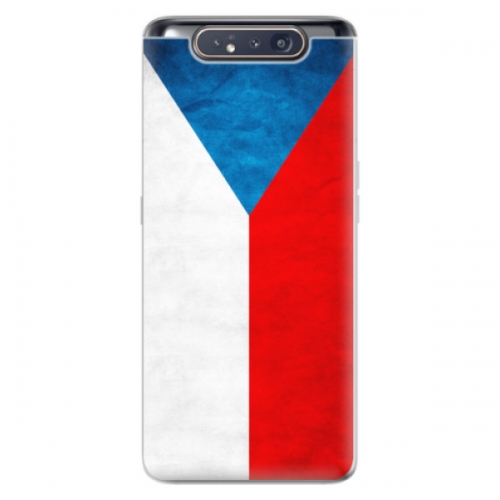 Odolné silikonové pouzdro iSaprio - Czech Flag - Samsung Galaxy A80