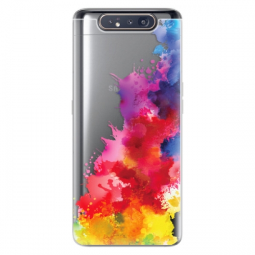 Odolné silikonové pouzdro iSaprio - Color Splash 01 - Samsung Galaxy A80
