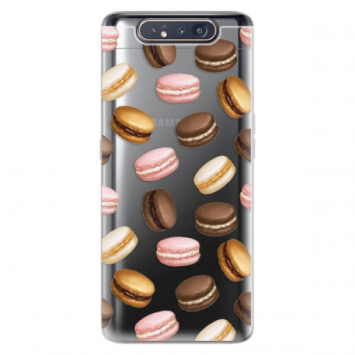 Odolné silikonové pouzdro iSaprio - Macaron Pattern - Samsung Galaxy A80
