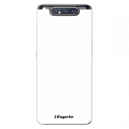 Odolné silikonové pouzdro iSaprio - 4Pure - bílý - Samsung Galaxy A80