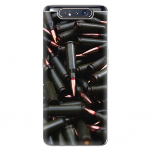 Odolné silikonové pouzdro iSaprio - Black Bullet - Samsung Galaxy A80