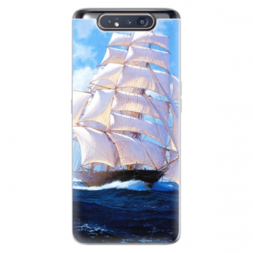 Odolné silikonové pouzdro iSaprio - Sailing Boat - Samsung Galaxy A80