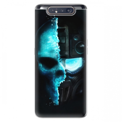 Odolné silikonové pouzdro iSaprio - Roboskull - Samsung Galaxy A80