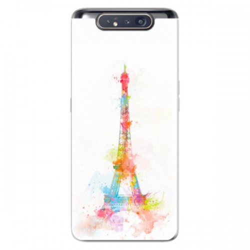 Odolné silikonové pouzdro iSaprio - Eiffel Tower - Samsung Galaxy A80
