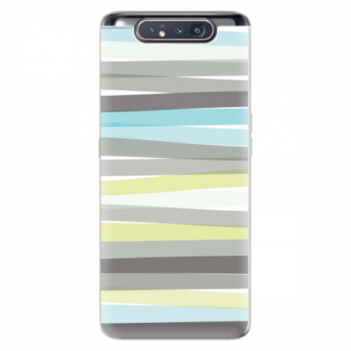 Odolné silikonové pouzdro iSaprio - Stripes - Samsung Galaxy A80